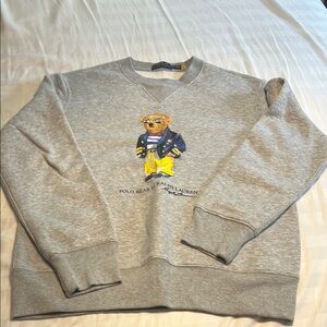 Ralph Lauren Gray Polo Bear Men's Sweater